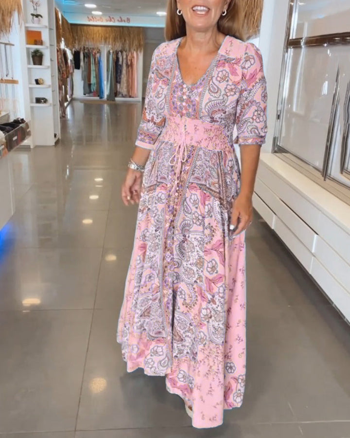 Helia Floral Maxi Dress
