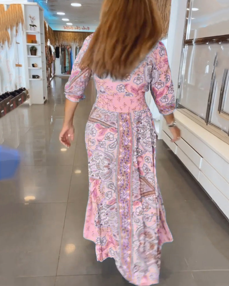 Helia Floral Maxi Dress