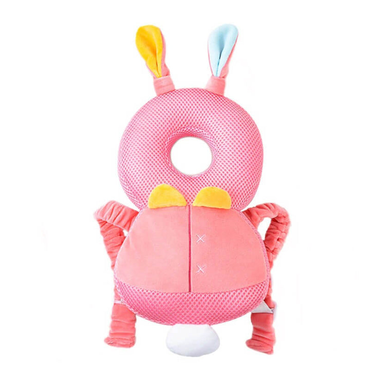 Lightweight infant head protection backpack, ensuring safety during first steps and crawling.