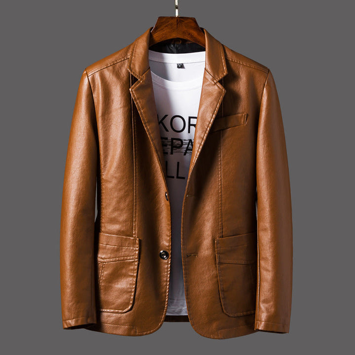 Stylish men's urban jacket with a modern fit, comfortable classic outerwear, ideal for versatile everyday fashion.