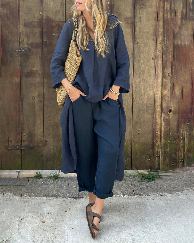 Chic Linen Blend Set