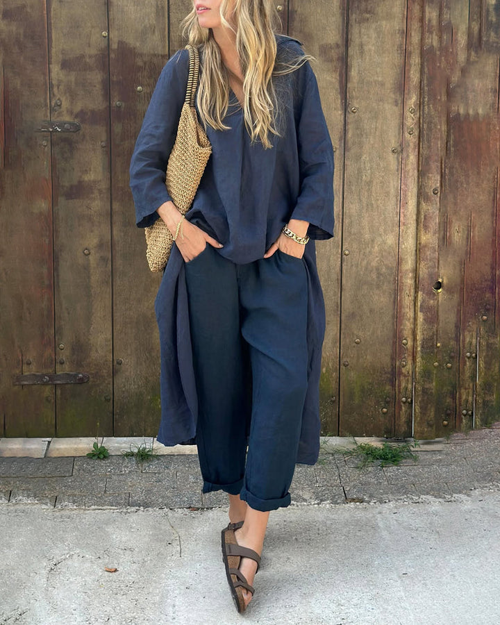 Chic Linen Blend Set