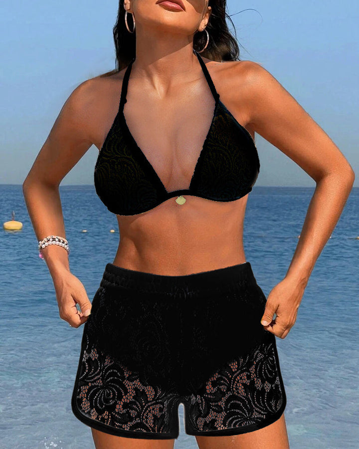 Women's Lace Bikini Set