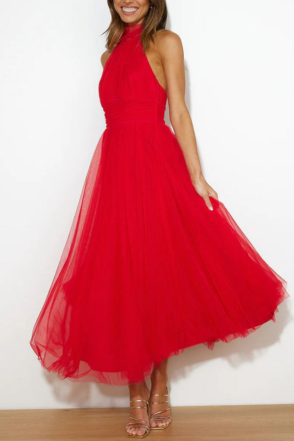 Chic navy long dress for women, sophisticated party wear for special occasions.