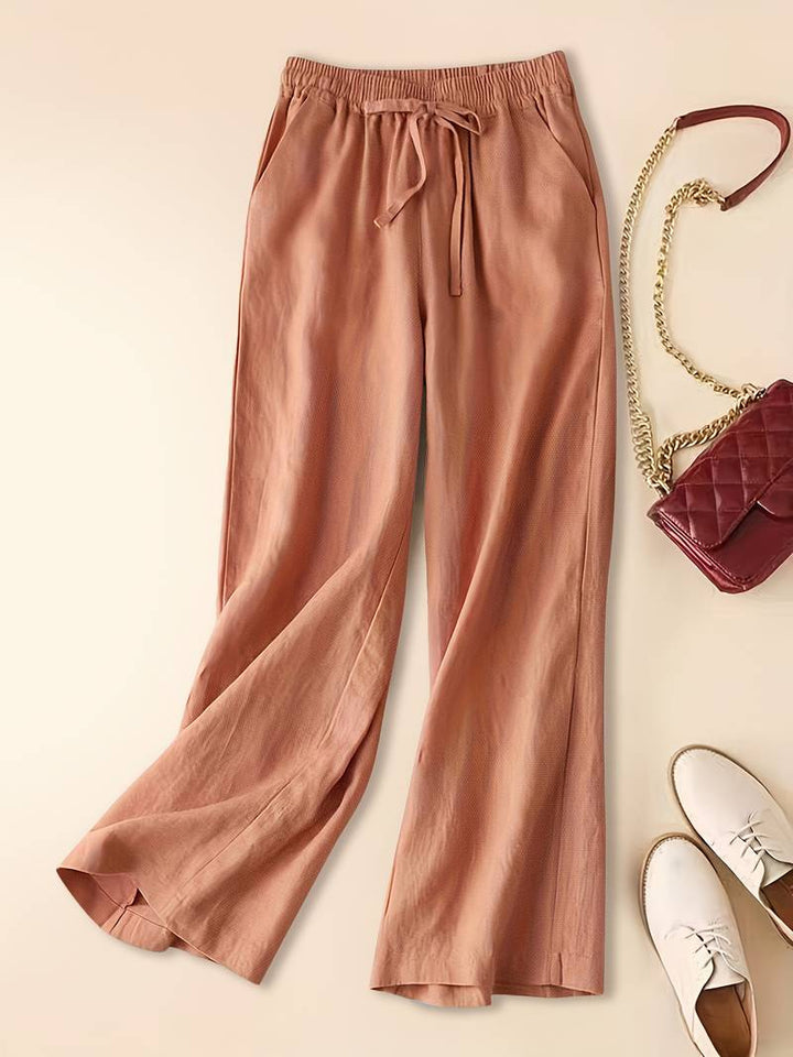 Cherry Relaxed Drawstring Pants