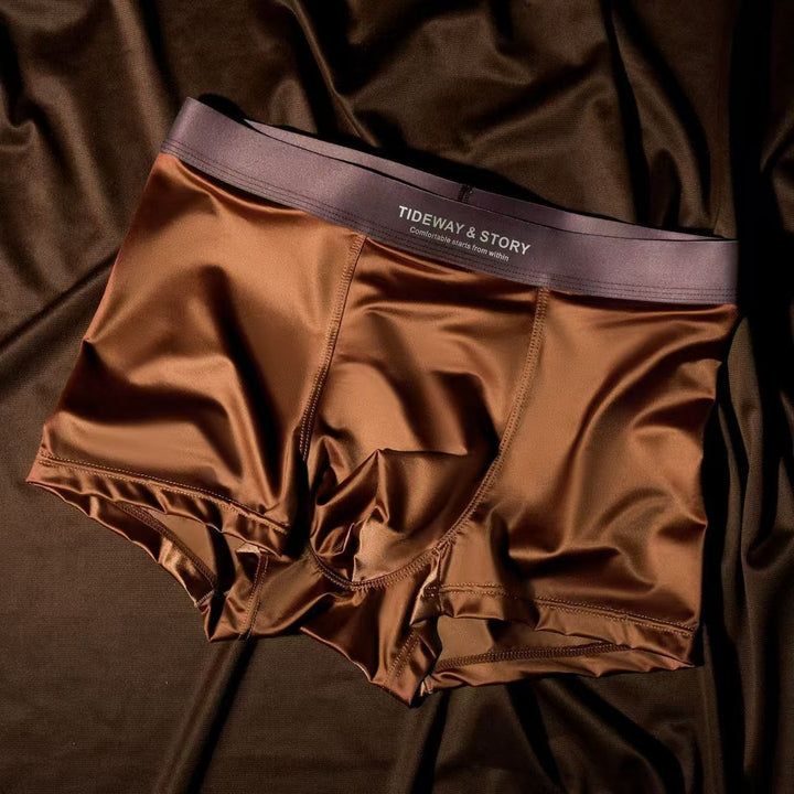 Soft, smooth men's luxury boxer shorts. Premium comfort everyday underwear, perfect for casual spring/summer wear.