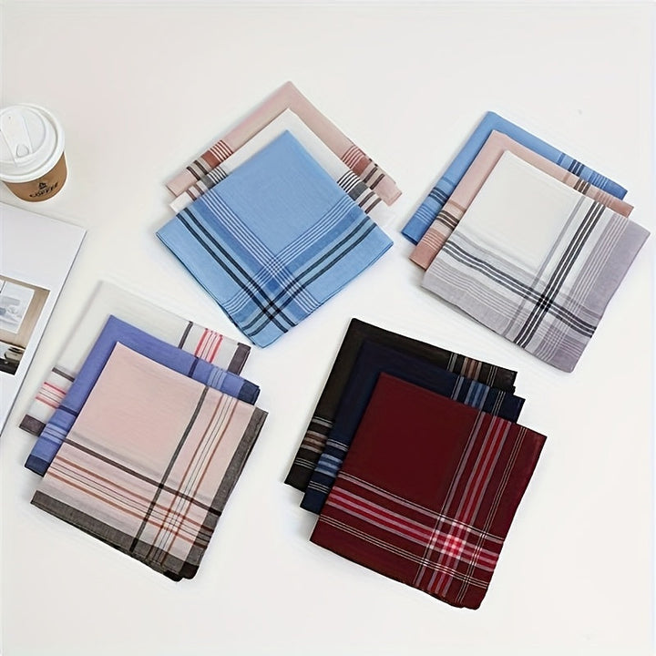 Comfortable, soft cotton handkerchiefs; an everyday essential and reusable accessory.