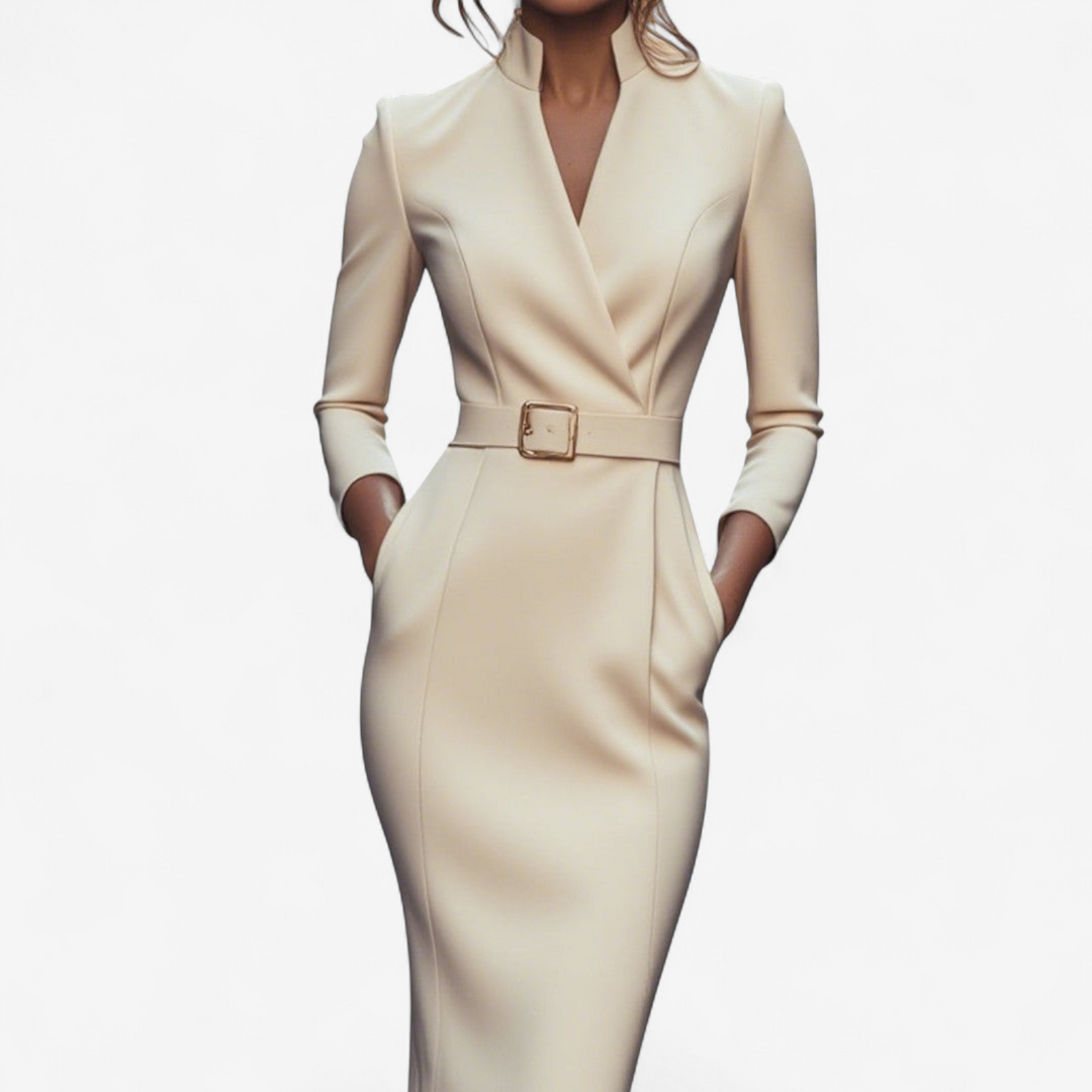 Women's Belted Dress | Elegant Silhouette