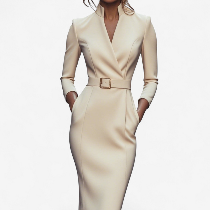 Women's Belted Dress | Elegant Silhouette