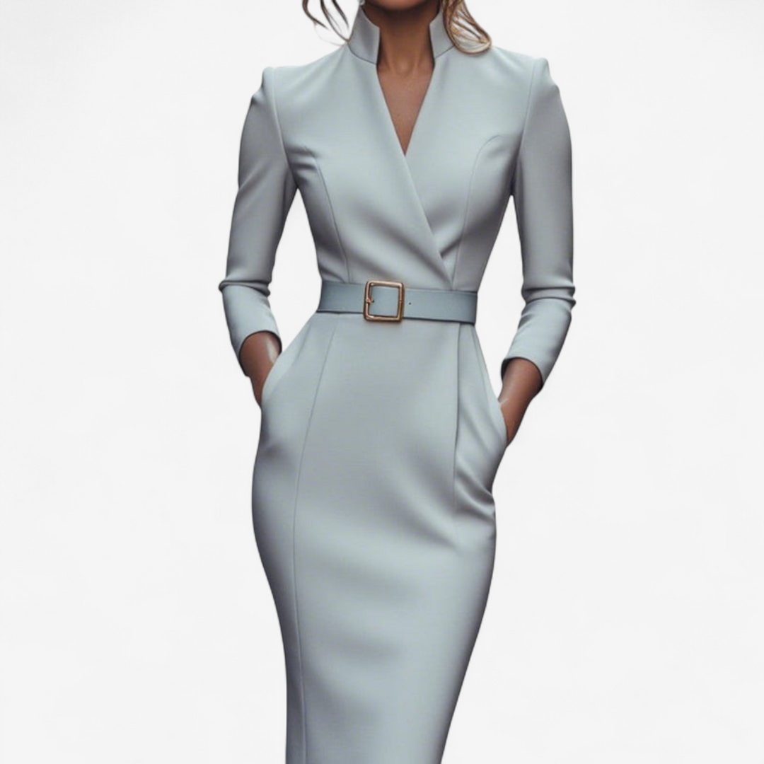 Women's Belted Dress | Elegant Silhouette