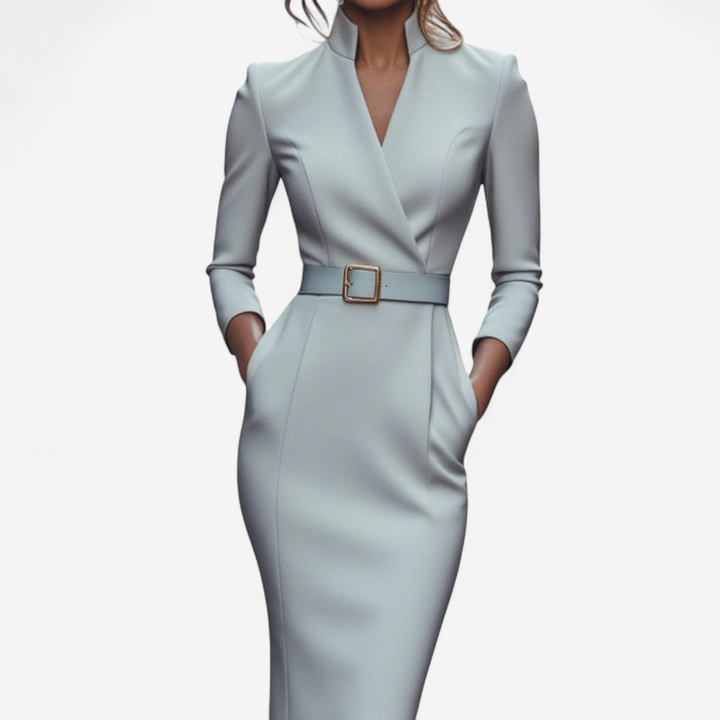 Women's Belted Dress | Elegant Silhouette