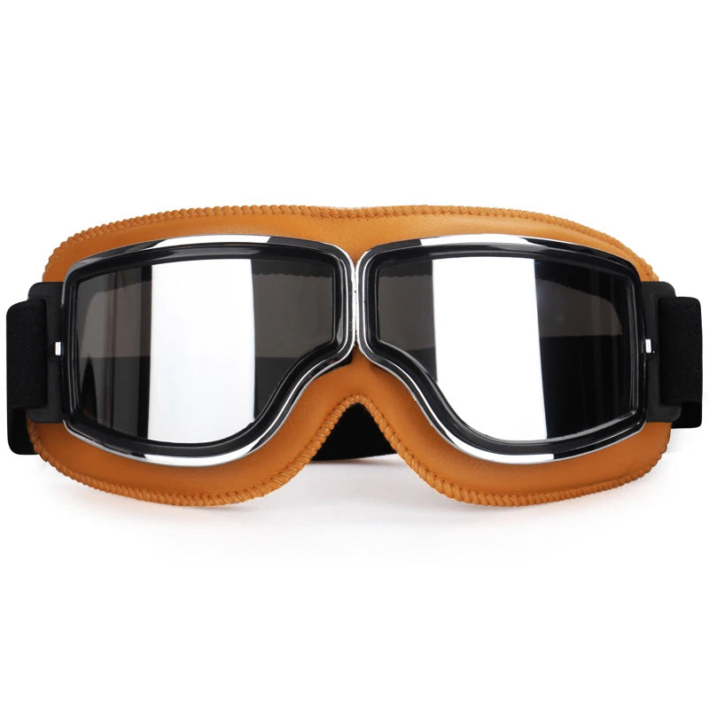 Motorcycle fitover goggles, unisex, offering UV protection, anti-fog & helmet compatibility.