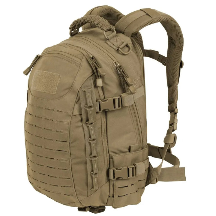 Durable 30L CommandPack Tactical Backpack for camping & hiking adventures, featuring multiple compartments & molle webbing.
