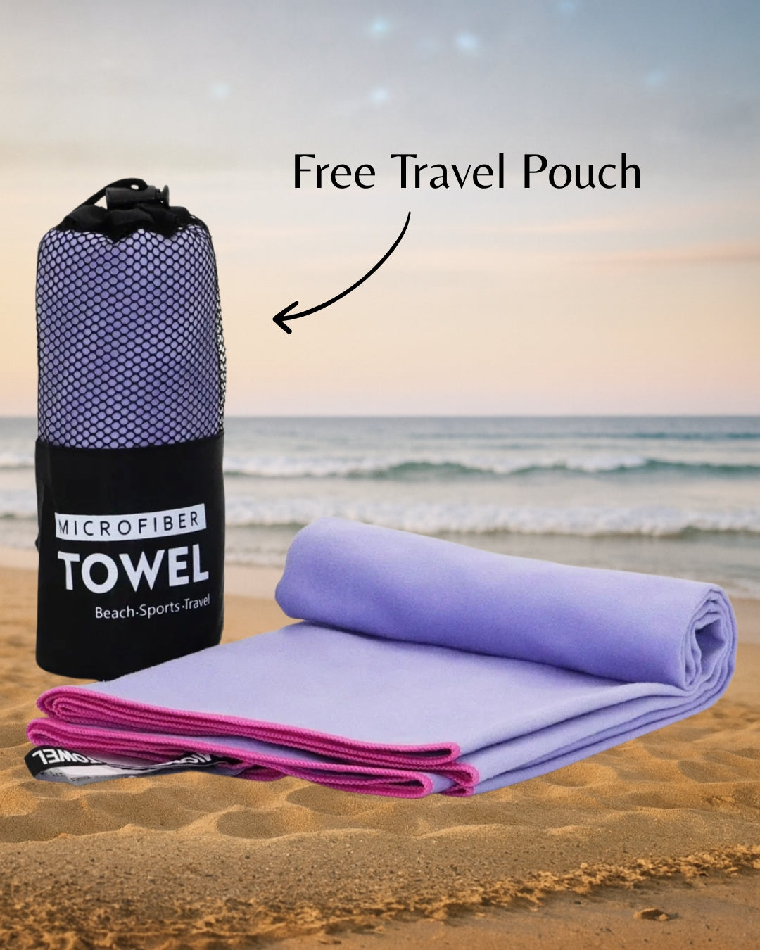 Quick-Dry Microfiber Travel Towel