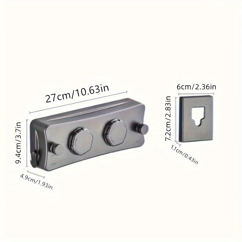 Wall-mounted foldable clothesline, compact design for easy storage when not in use. Perfect space-saving drying rack.
