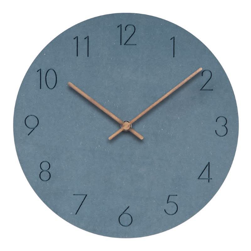 Sleek NordWhisper silent wall clock, a stylish addition to any modern minimalist decor.