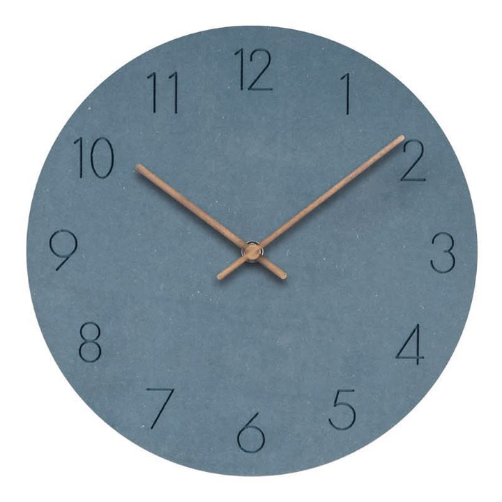 Sleek NordWhisper silent wall clock, a stylish addition to any modern minimalist decor.