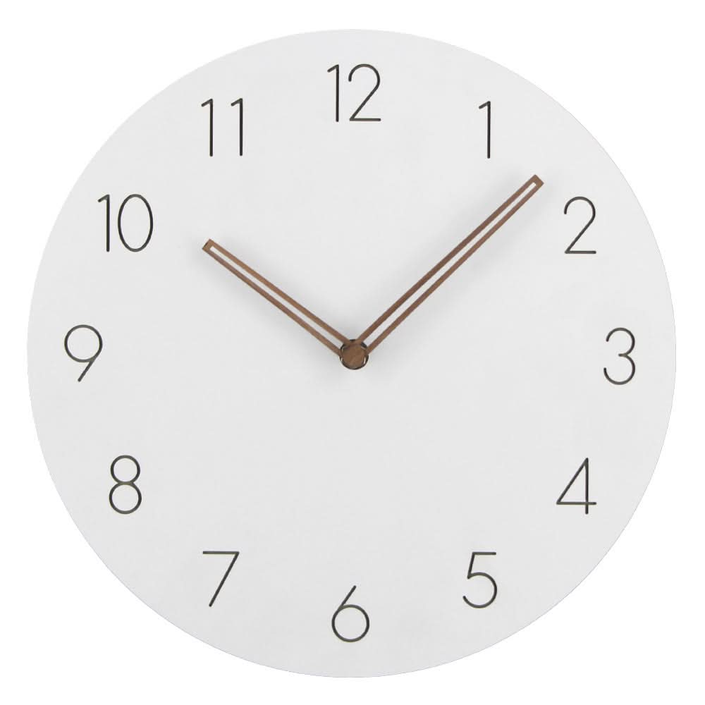 Nordic minimalist silent wall clock, a modern aesthetic for peaceful home environments.