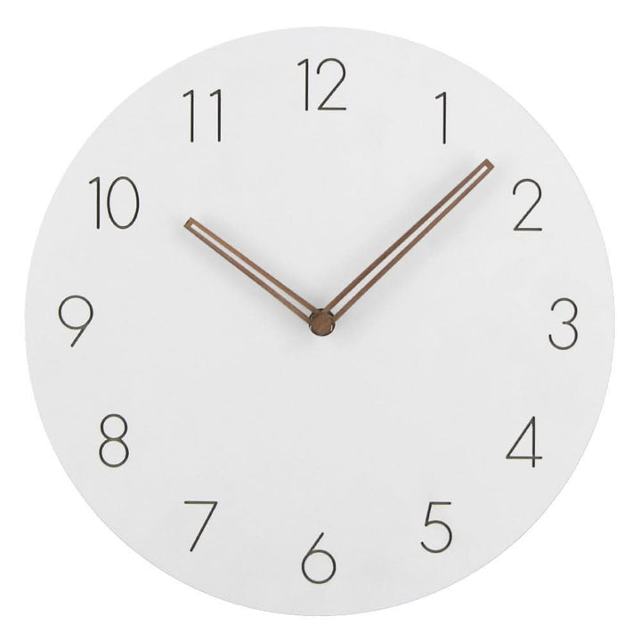 Nordic minimalist silent wall clock, a modern aesthetic for peaceful home environments.