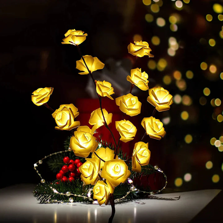 Nvroome Lights: Warm white LED lighted flower branches, a charming floral accent.