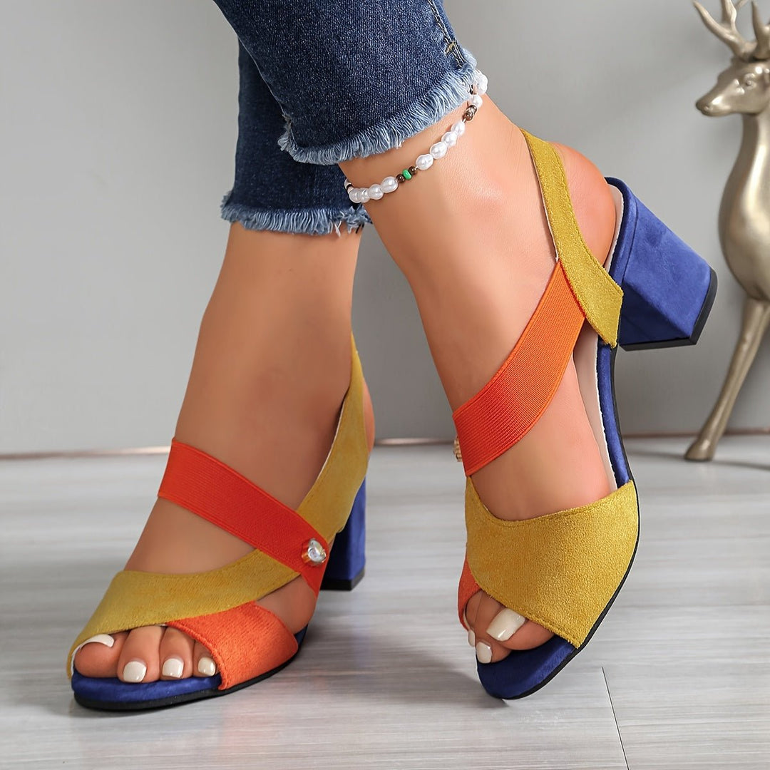Versatile women's block heels for daily wear & special occasions. Orthopedic comfort, elegant style.