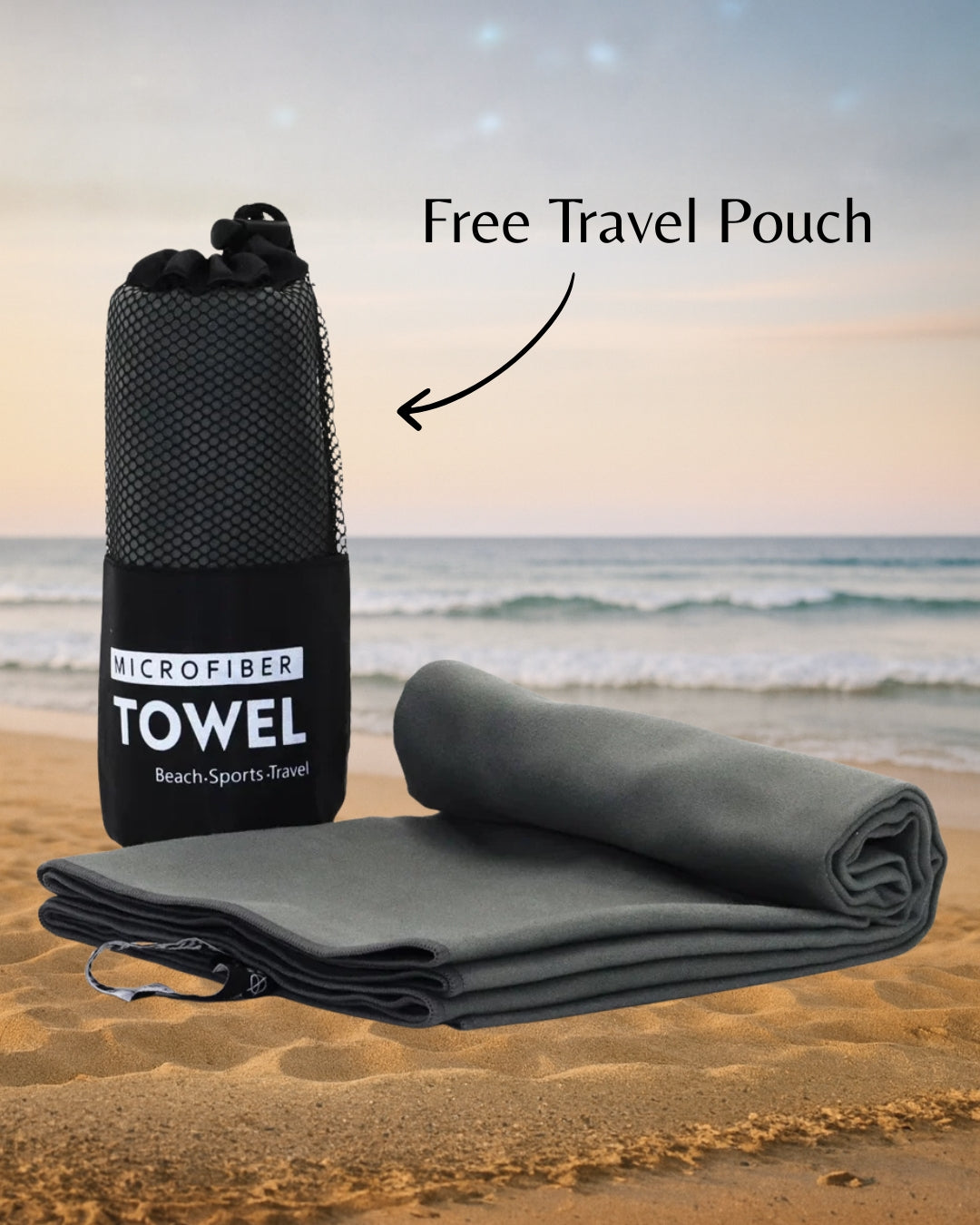Quick-Dry Microfiber Travel Towel