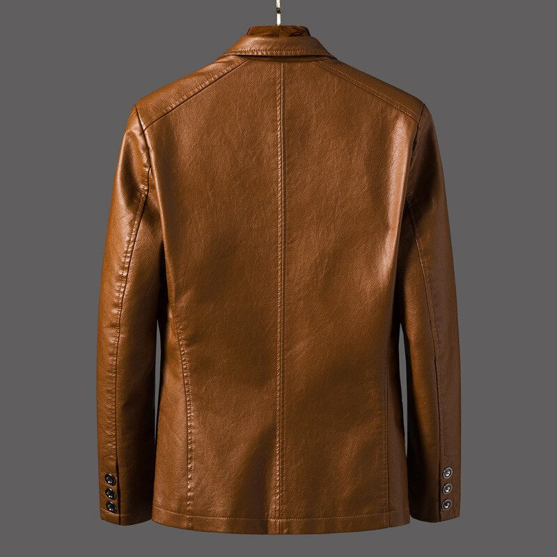 Classic men's urban jacket featuring a modern fit & button front. Versatile & comfortable stylish outerwear.