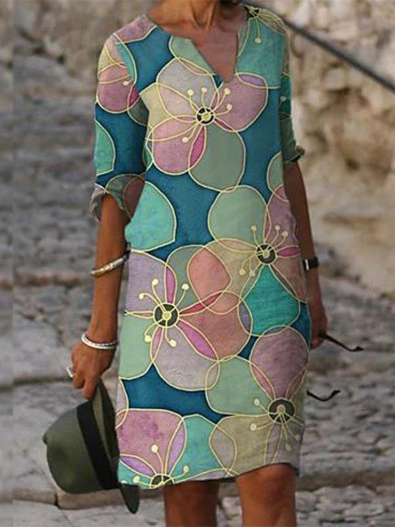 Women's Floral Print Dress