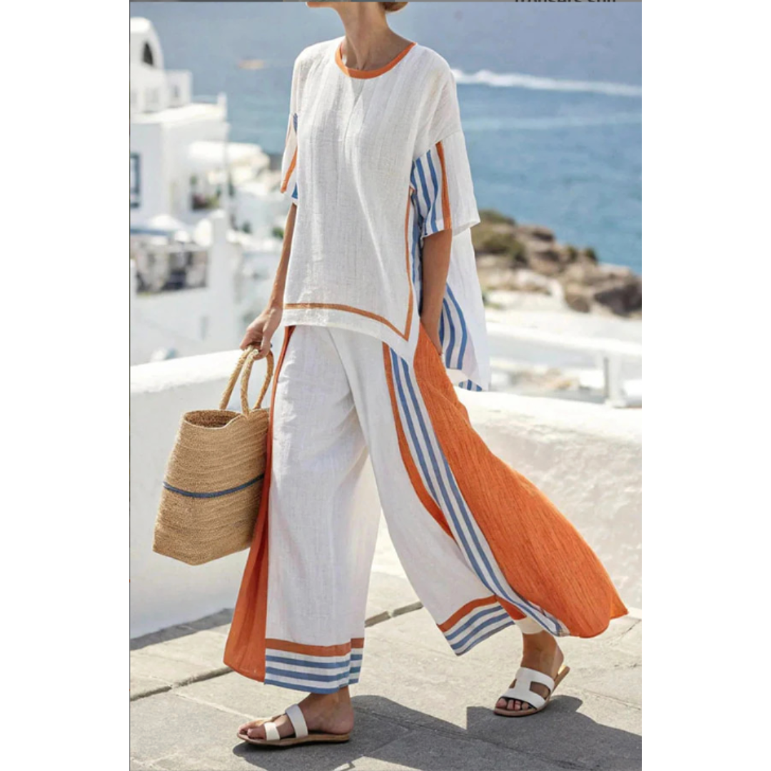 Striped Two-Piece Set