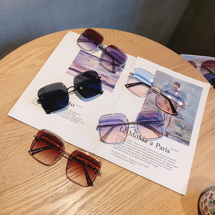 Celina™ Rimless Statement Sunglasses