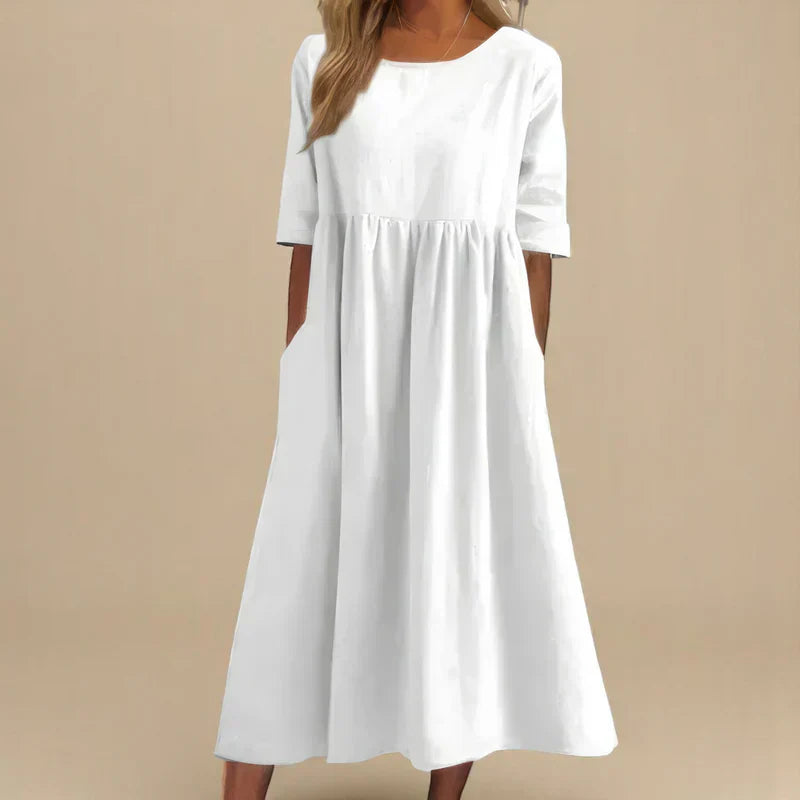 Flattering Fit & Flow Midi Dress