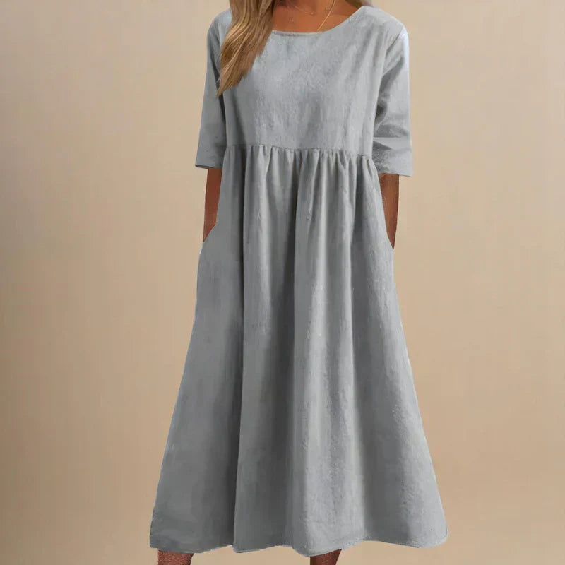 Flattering Fit & Flow Midi Dress