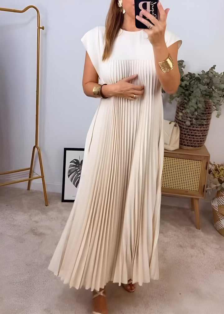 Pleated Dress - Lightweight & Refined