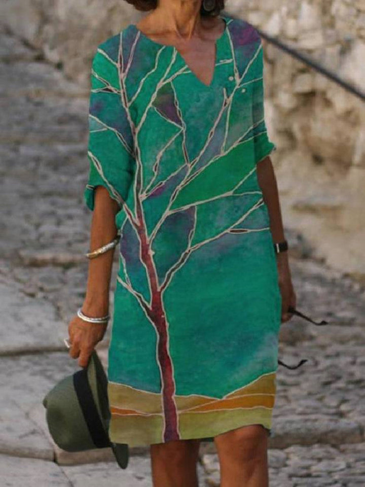 Women's Floral Print Dress
