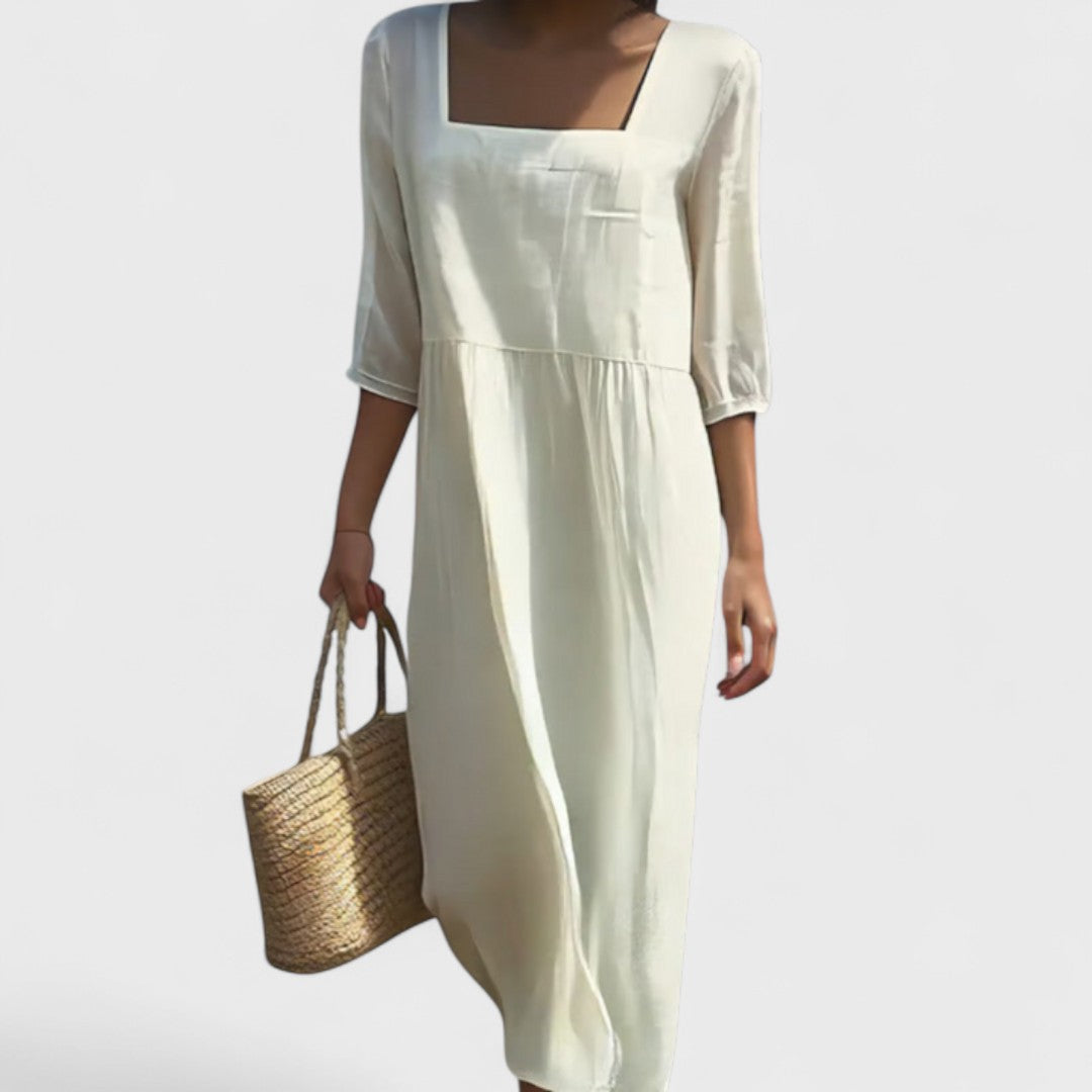 Women's Dress with Front Panel