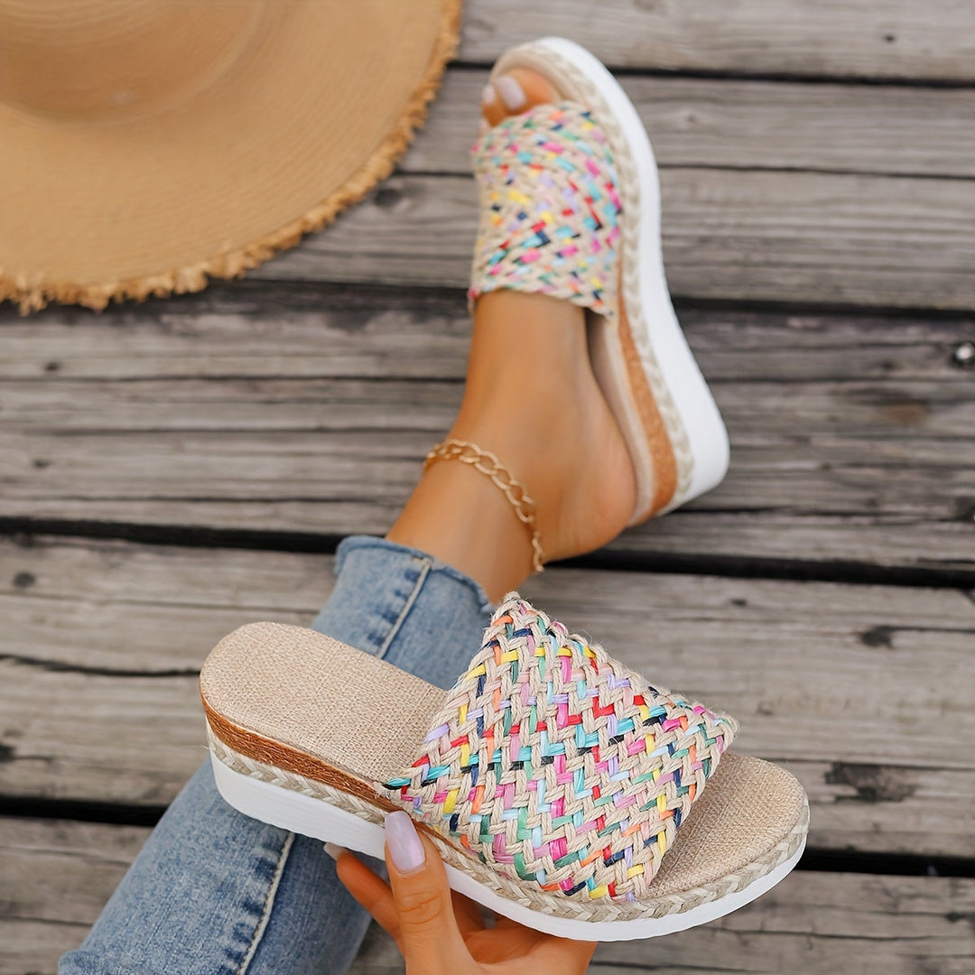 Women's Woven Wedge Sandals