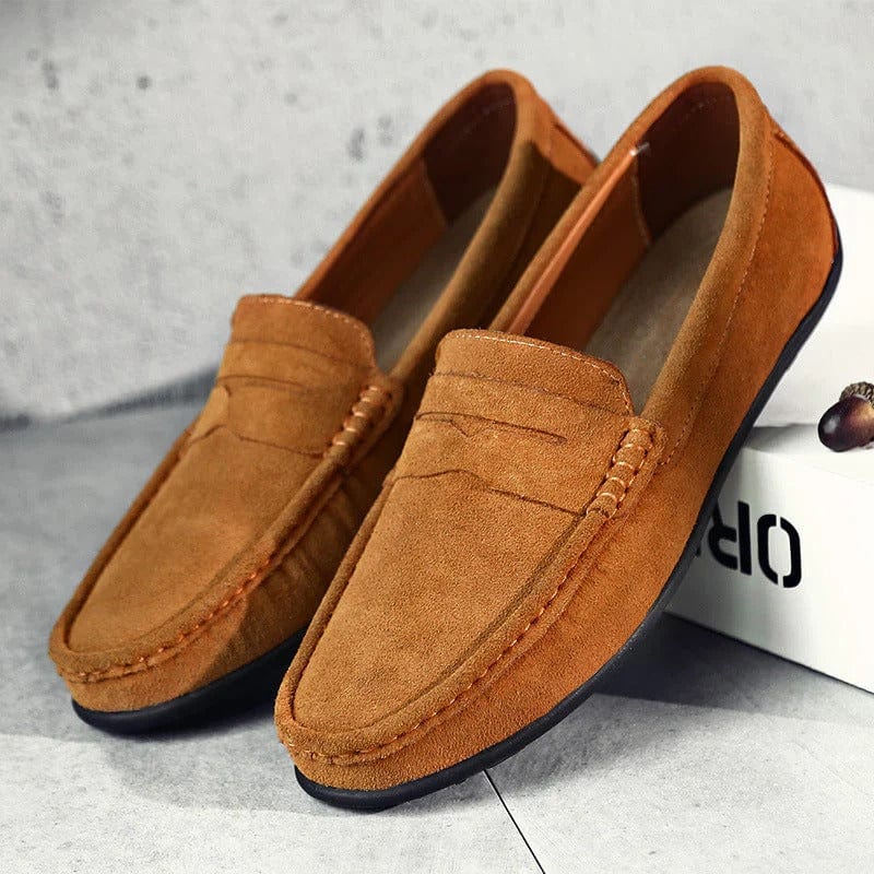 Chic brown women's Stockholm loafers, providing superior arch support for stylish everyday comfort.