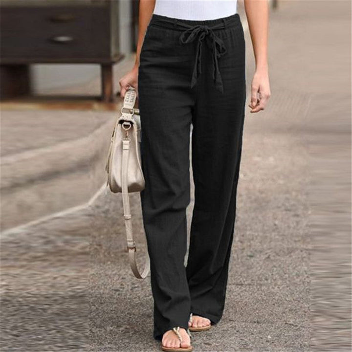 Comfortable women's relaxed fit pants, ideal for everyday style. Versatile casual trousers for effortless wear.