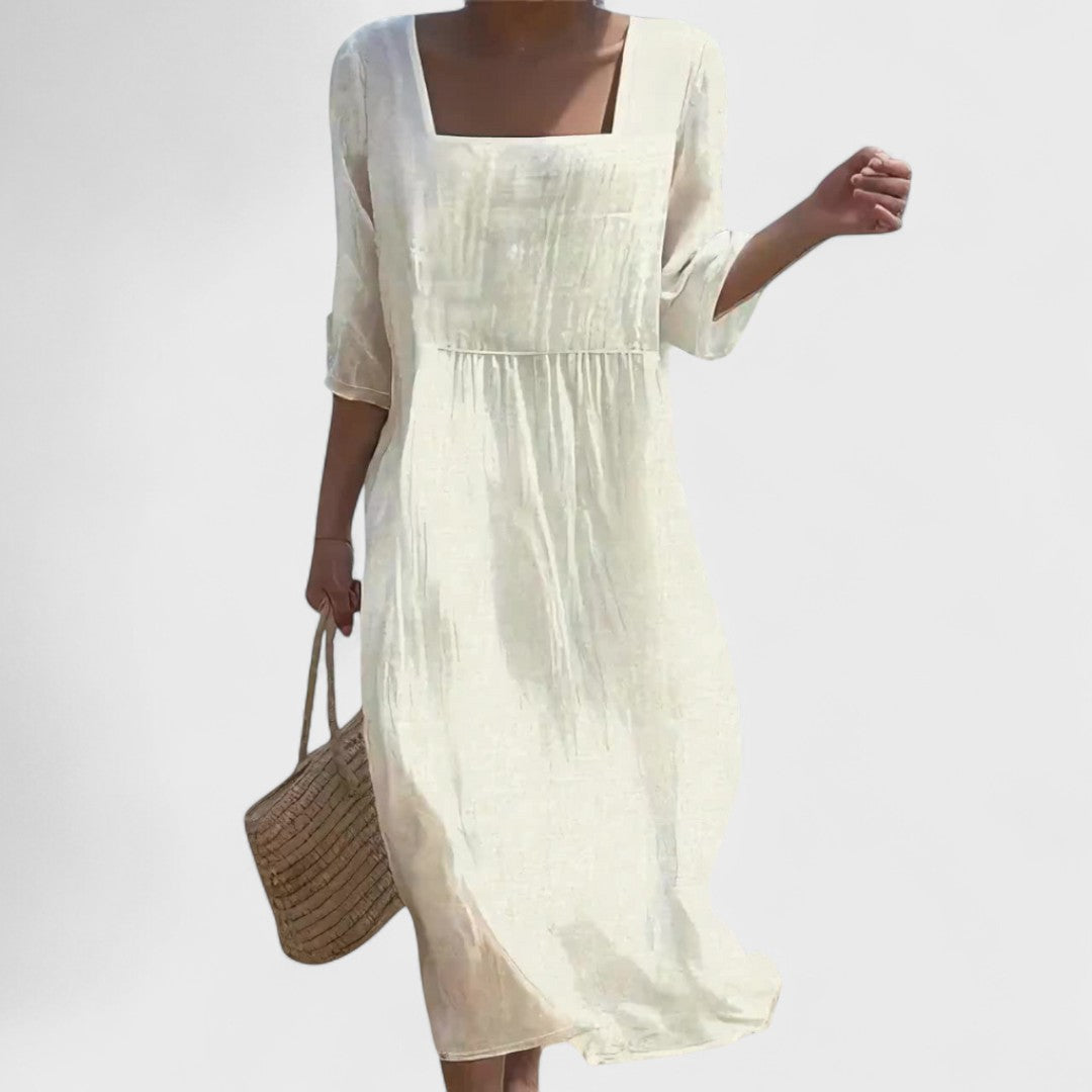 Women's Dress with Front Panel