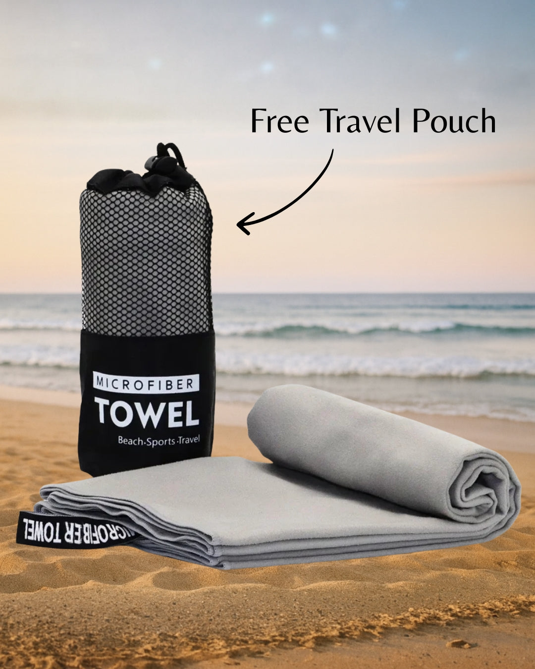 Quick-Dry Microfiber Travel Towel