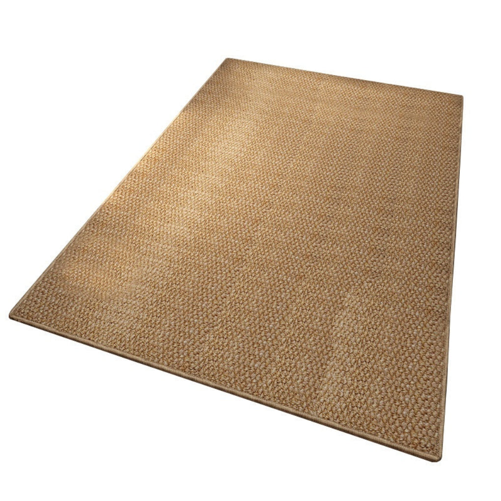 Soft indoor luxury floor mat for home decor. Modern rectangle area rug, cuttable for entrance or living room.