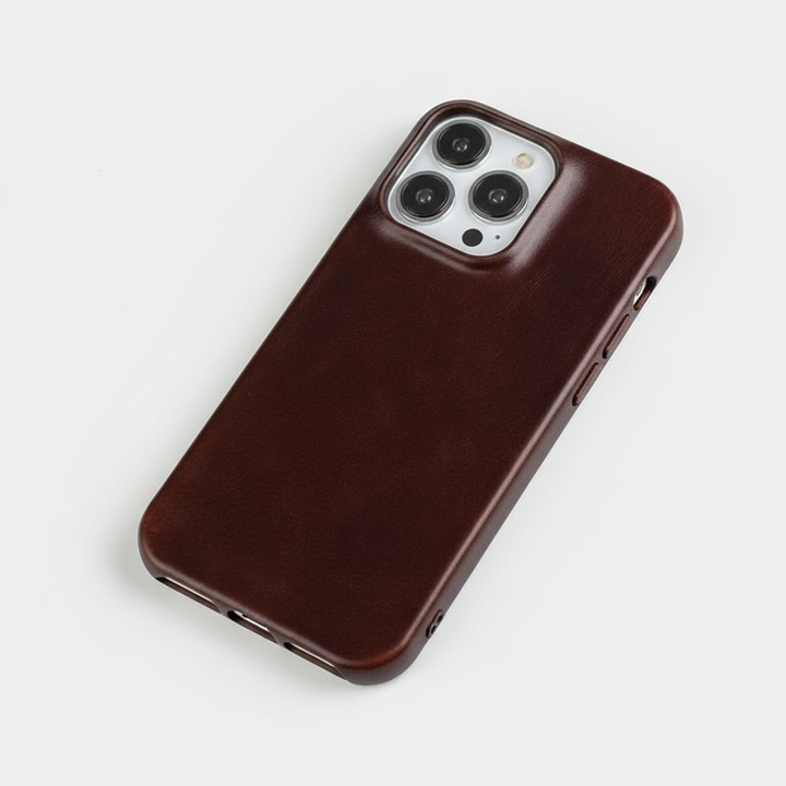 MagSafe protective slim case for iPhone 15, ensures wireless charging & impact resistance.