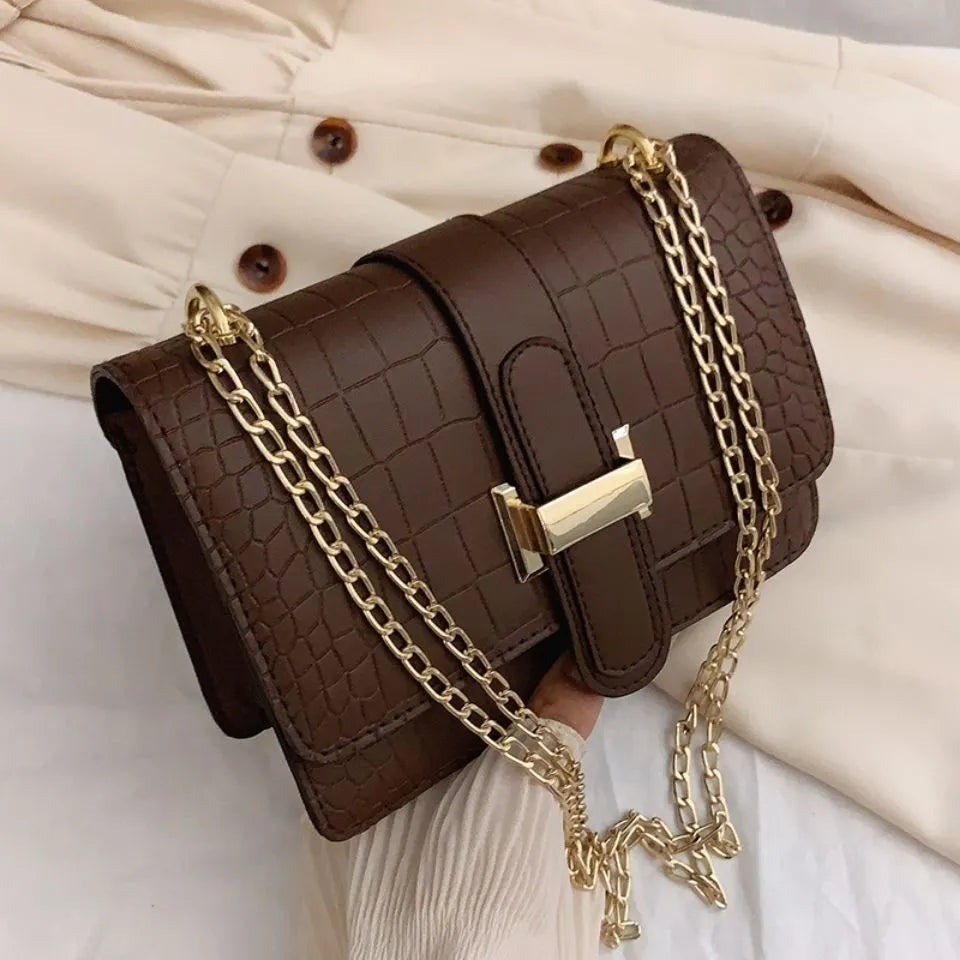 Elegant women's soft faux leather handbag, a luxury purse for everyday use & chic fashion statement.