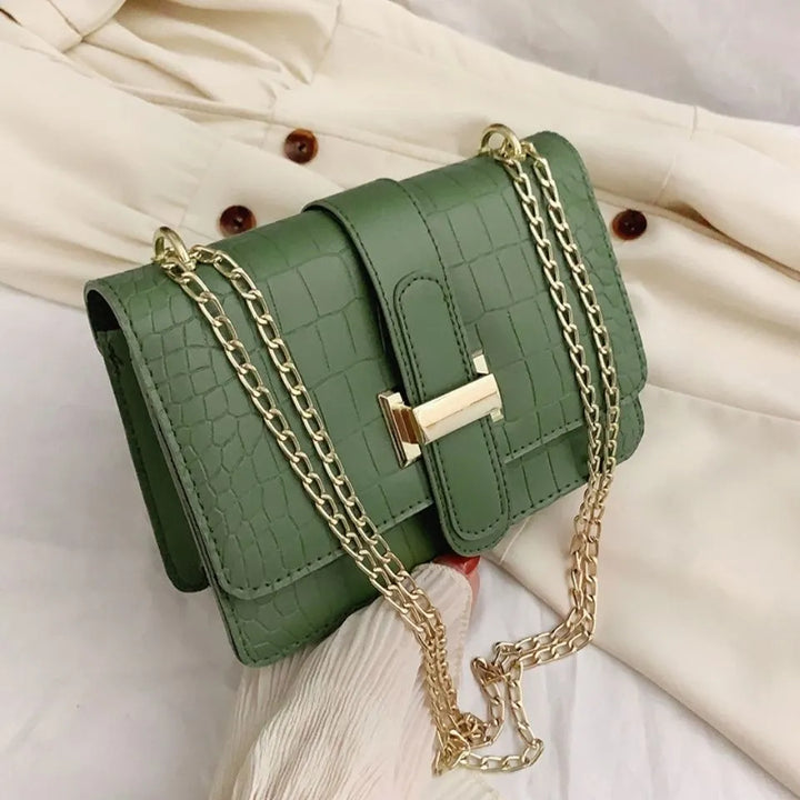 Chic women's faux leather handbag, a soft luxury purse for elegant everyday wear & versatile fashion.