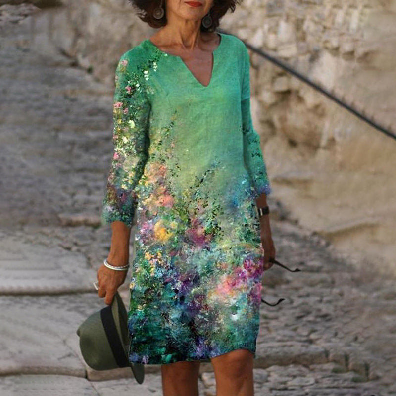 Women's Floral Print Dress