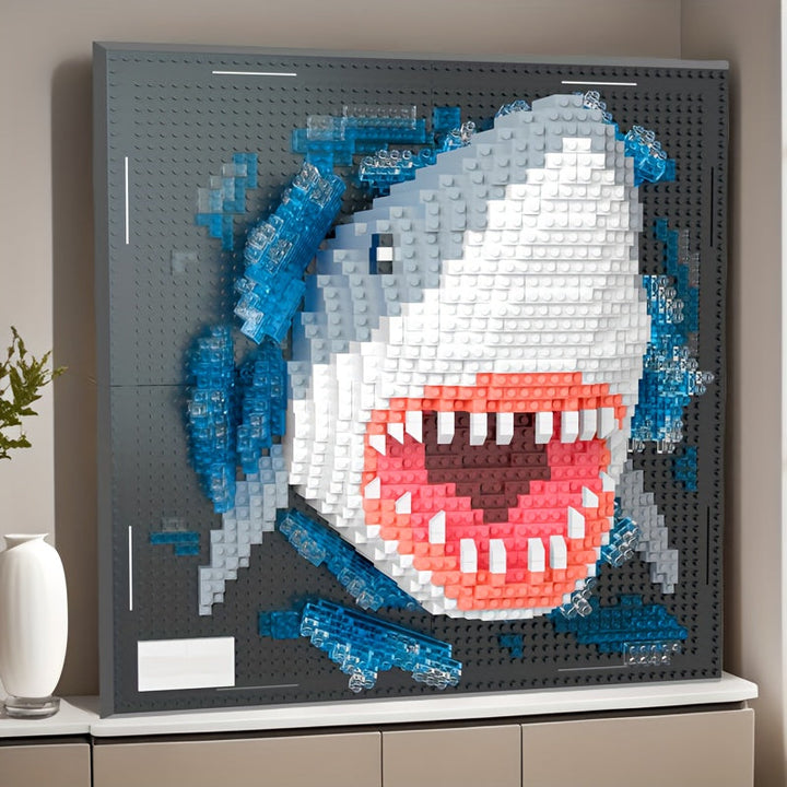 Majestic 3D eagle wall art construction set. Engaging adult craft & unique gift for animal lovers.