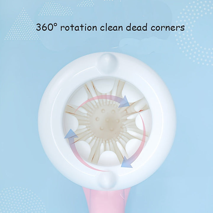 Compact silicone paw cleaner for cat & small dog paws, portable pet grooming tool.