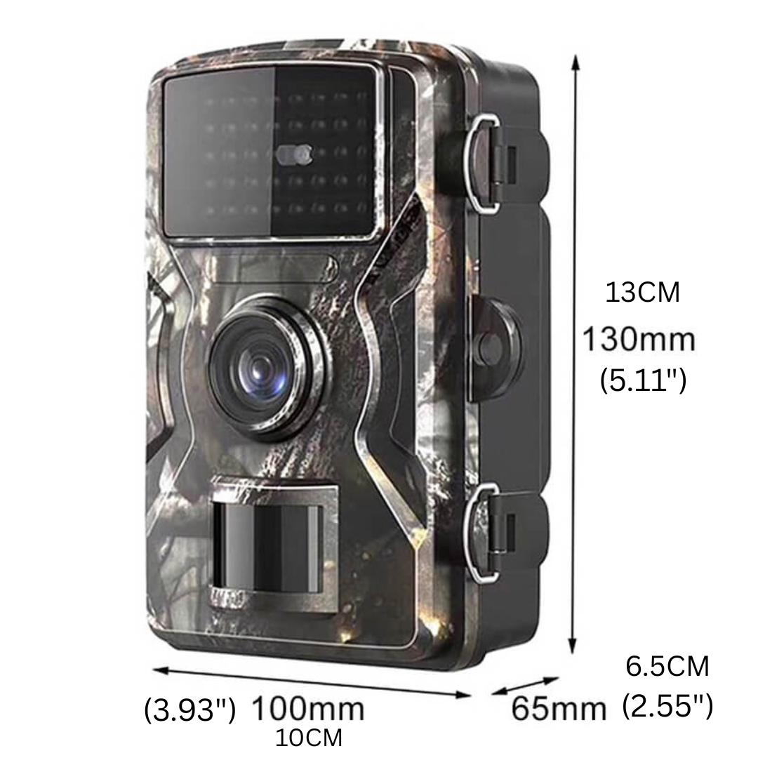 Game Camera, 16MP, with advanced night vision and motion detection for discreet outdoor surveillance.