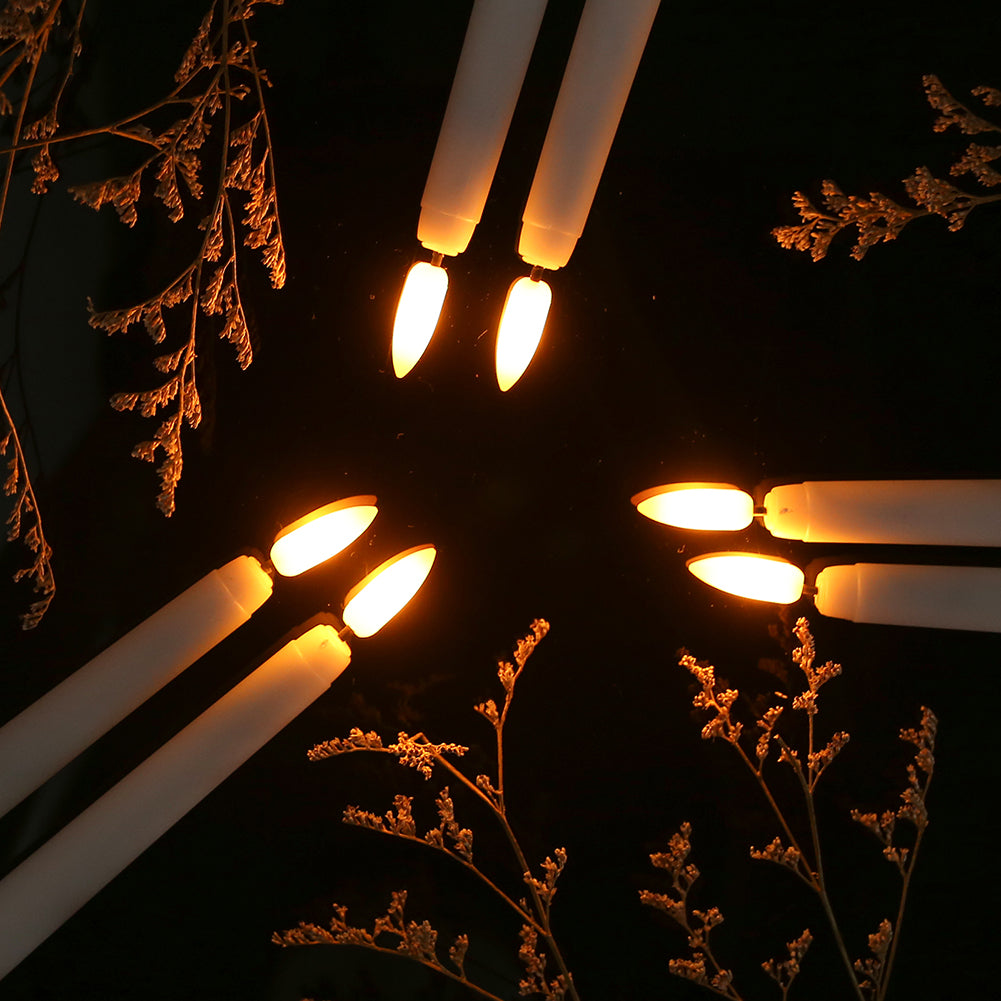 Nvroome Lights flameless taper LED candles. Remote-controlled with timer for safe, beautiful indoor lighting.