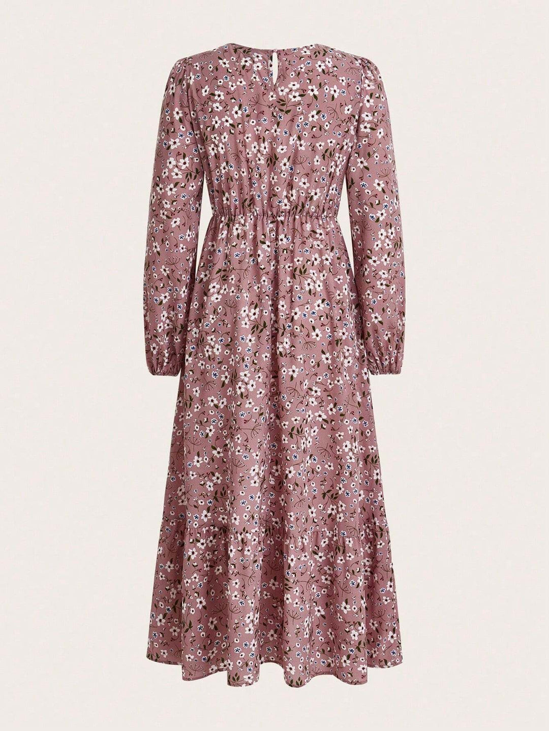 Women's Floral Maxi Dress Long Sleeve